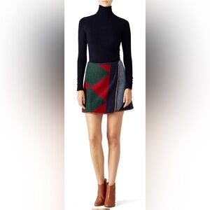 Tory Burch Cheval Patchwork Skirt Size 2
